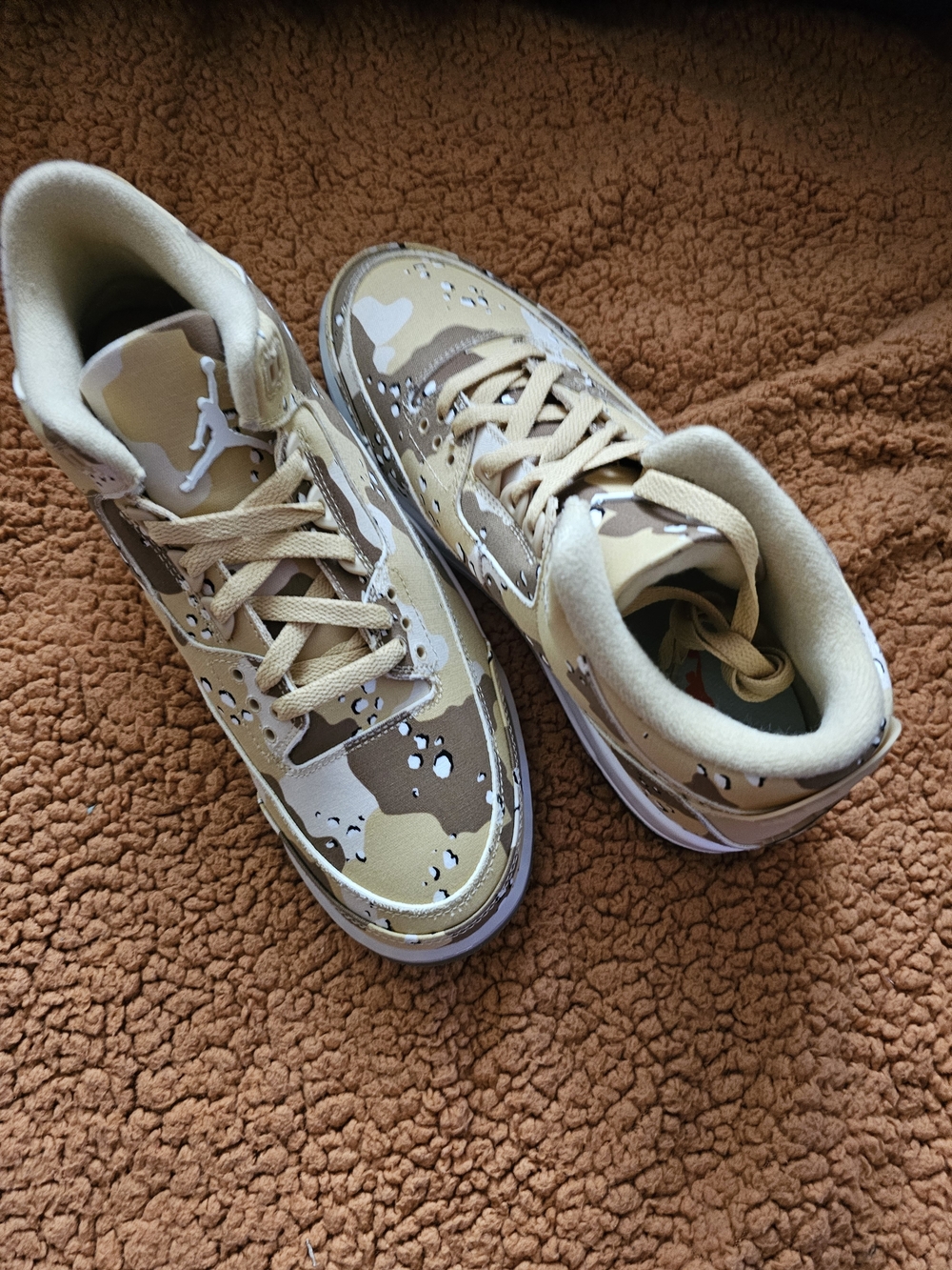 WNBA Air Jordan 3 Desert Camo Sneakers